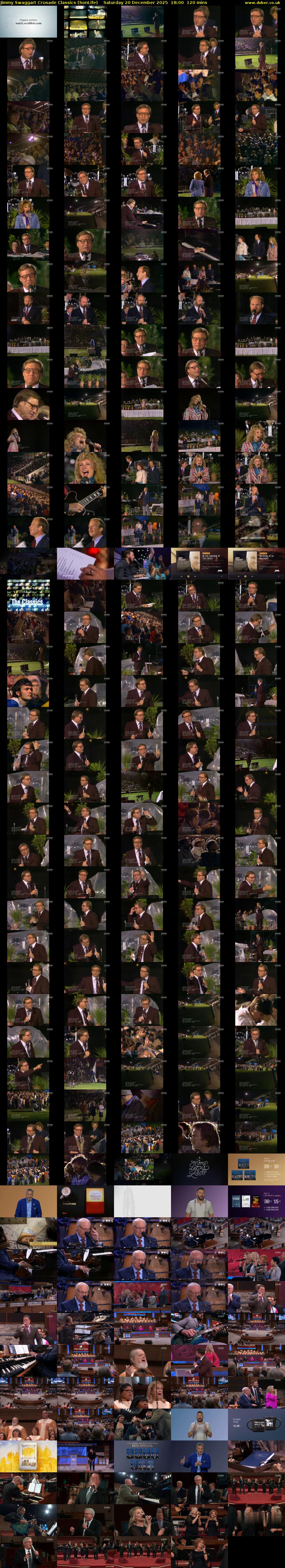 Jimmy Swaggart Crusade Classics (SonLife) Saturday 20 December 2025 18:00 - 20:00