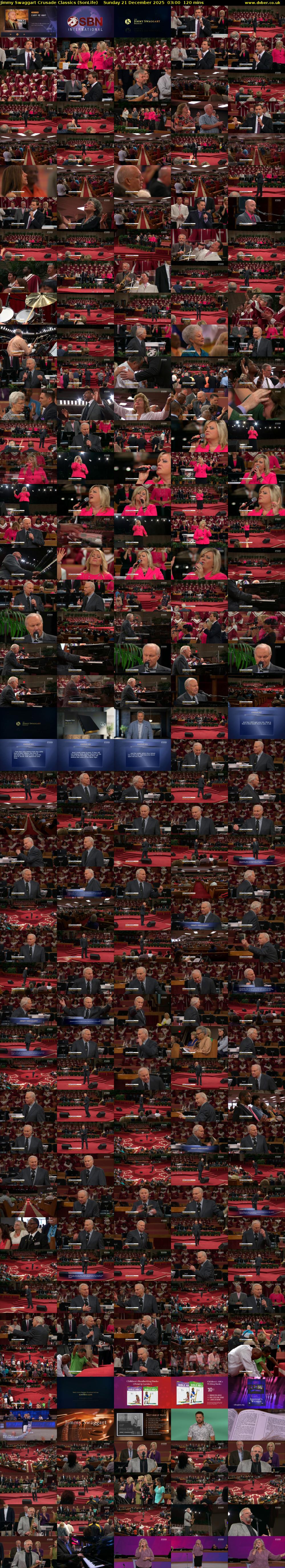 Jimmy Swaggart Crusade Classics (SonLife) Sunday 21 December 2025 03:00 - 05:00