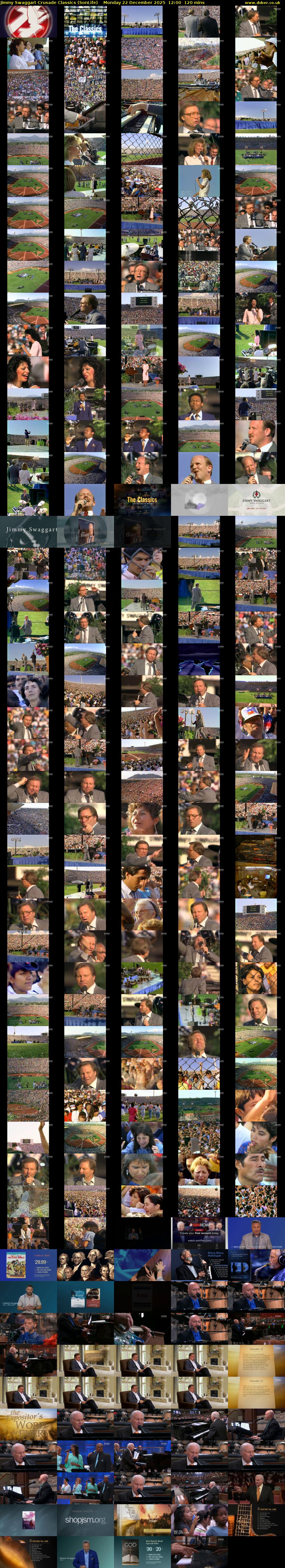 Jimmy Swaggart Crusade Classics (SonLife) Monday 22 December 2025 12:00 - 14:00