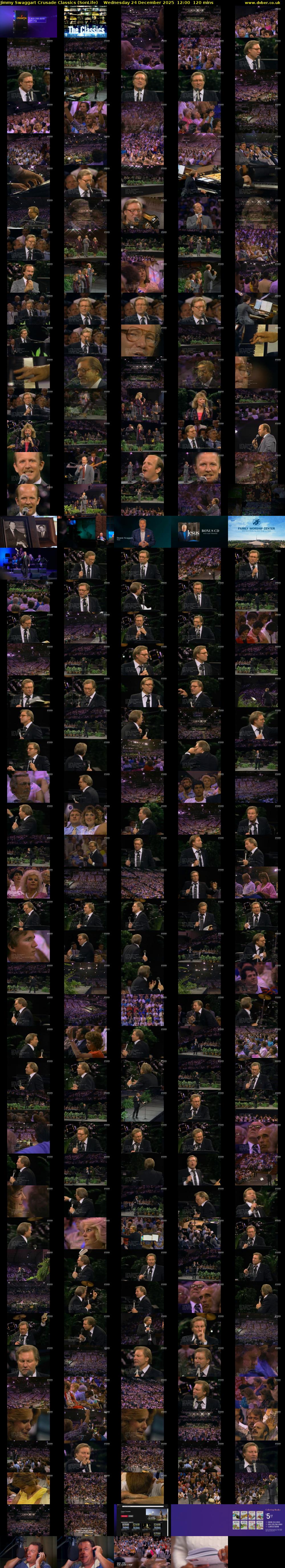 Jimmy Swaggart Crusade Classics (SonLife) Wednesday 24 December 2025 12:00 - 14:00