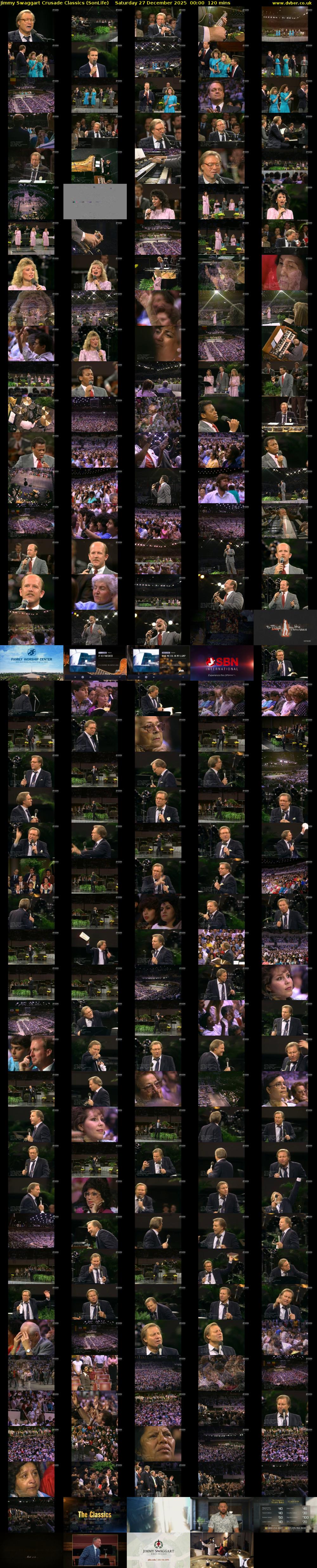 Jimmy Swaggart Crusade Classics (SonLife) Saturday 27 December 2025 00:00 - 02:00