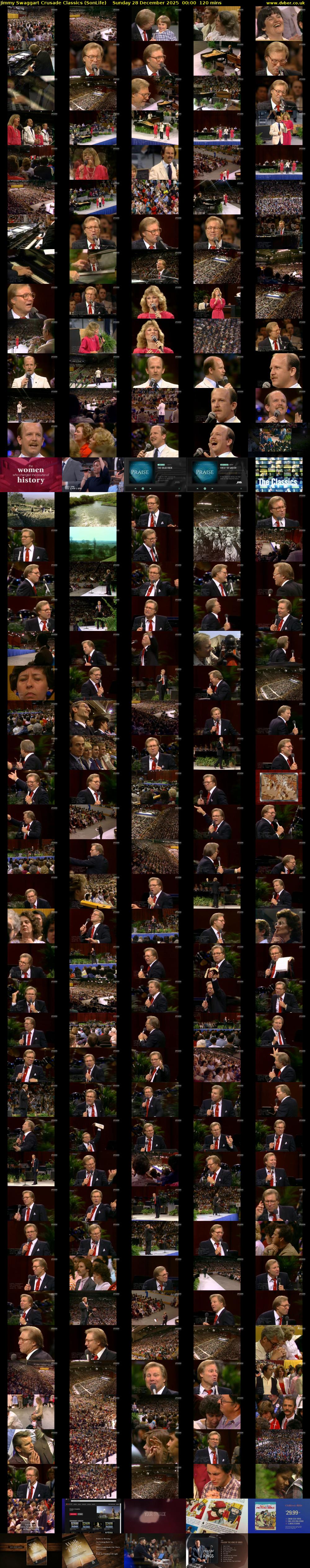 Jimmy Swaggart Crusade Classics (SonLife) Sunday 28 December 2025 00:00 - 02:00