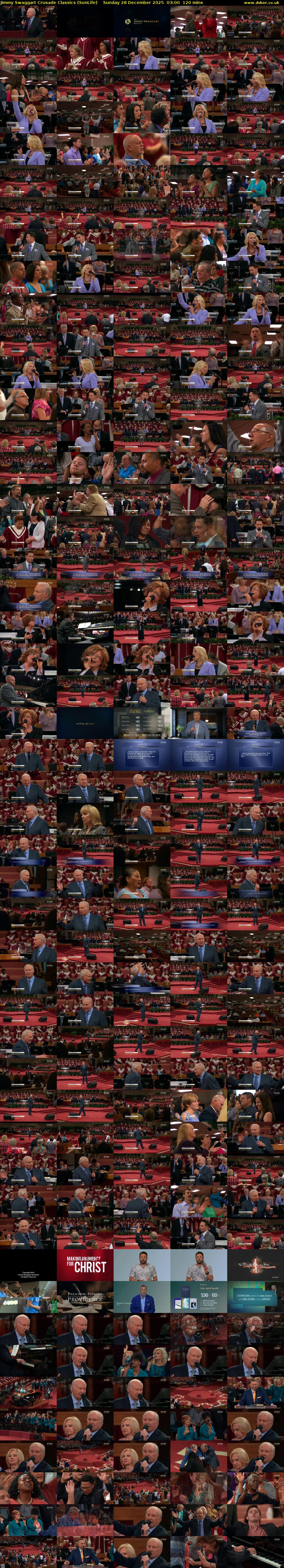Jimmy Swaggart Crusade Classics (SonLife) Sunday 28 December 2025 03:00 - 05:00