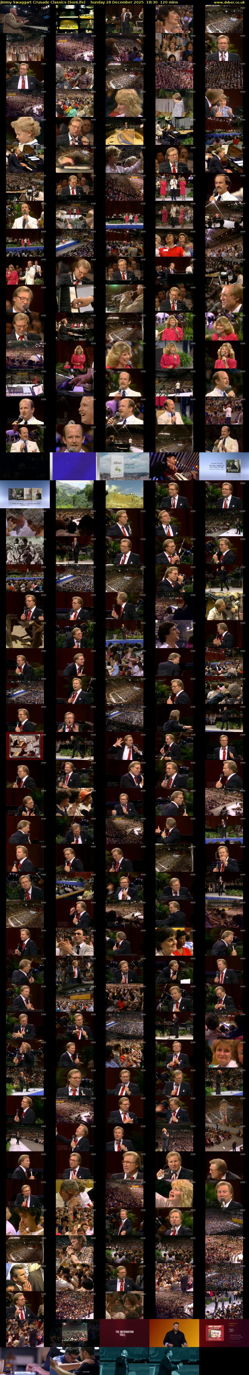 Jimmy Swaggart Crusade Classics (SonLife) Sunday 28 December 2025 18:30 - 20:30