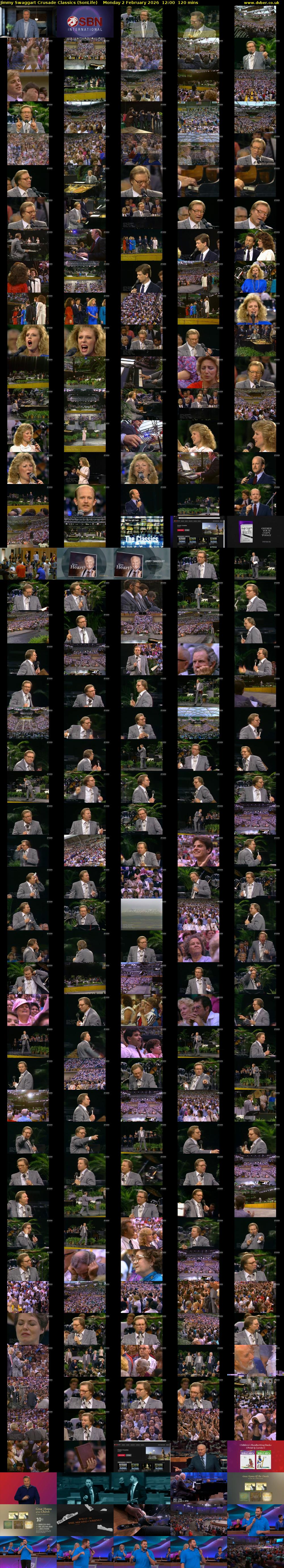 Jimmy Swaggart Crusade Classics (SonLife) Monday 2 February 2026 12:00 - 14:00