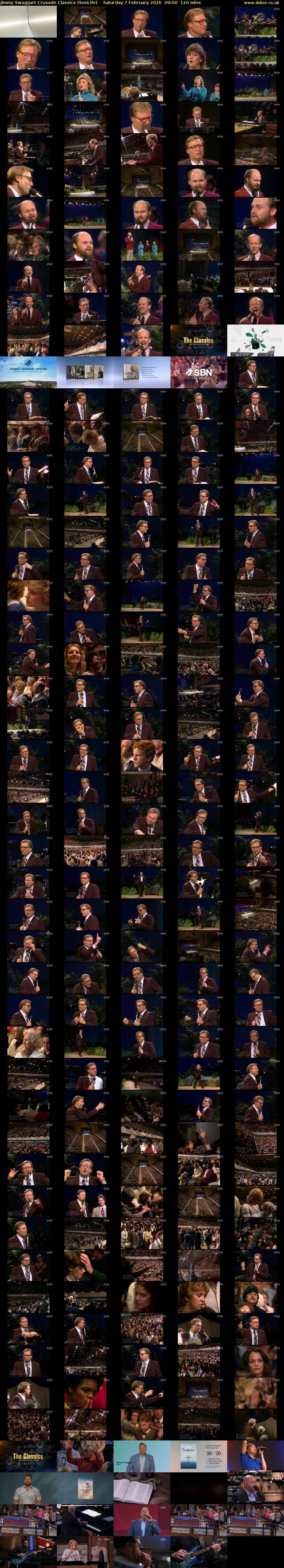 Jimmy Swaggart Crusade Classics (SonLife) Saturday 7 February 2026 09:00 - 11:00