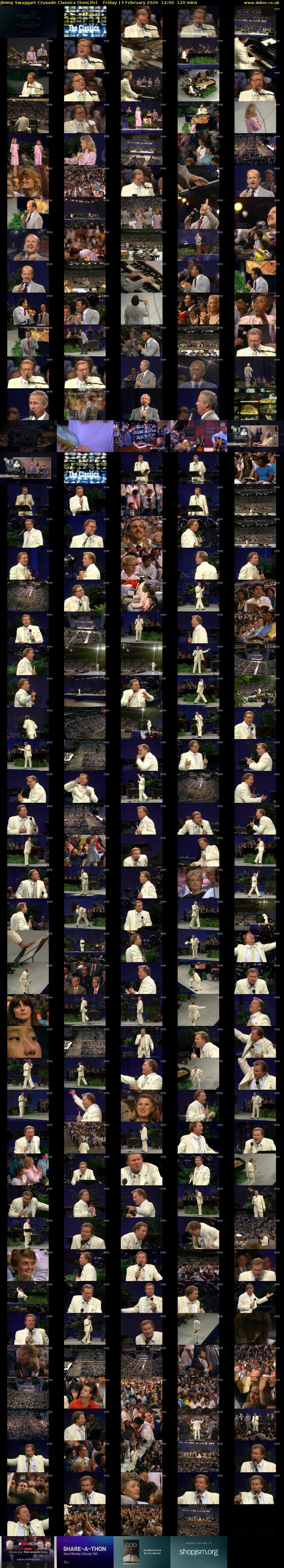 Jimmy Swaggart Crusade Classics (SonLife) Friday 13 February 2026 12:00 - 14:00