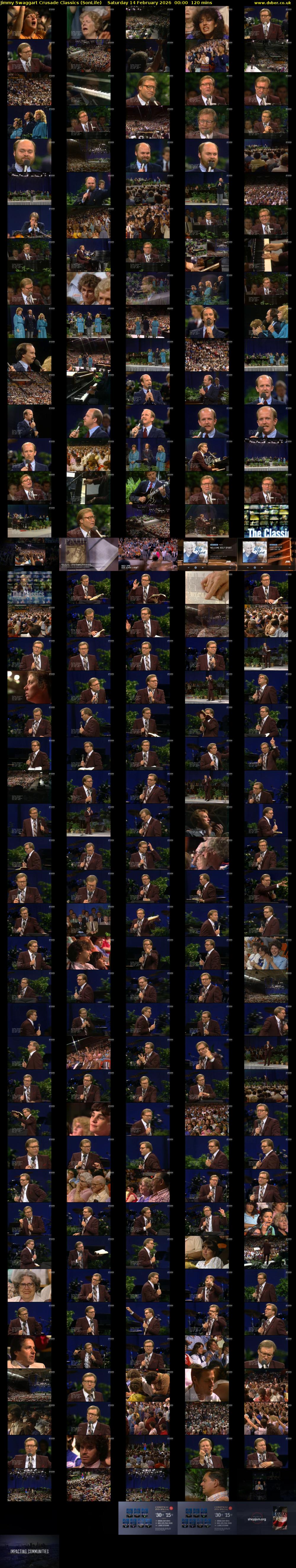 Jimmy Swaggart Crusade Classics (SonLife) Saturday 14 February 2026 00:00 - 02:00