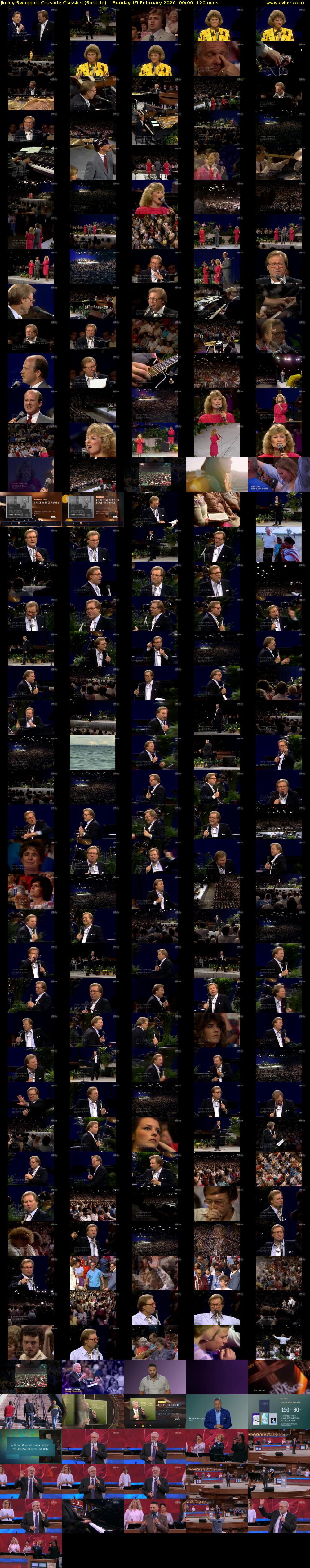 Jimmy Swaggart Crusade Classics (SonLife) Sunday 15 February 2026 00:00 - 02:00