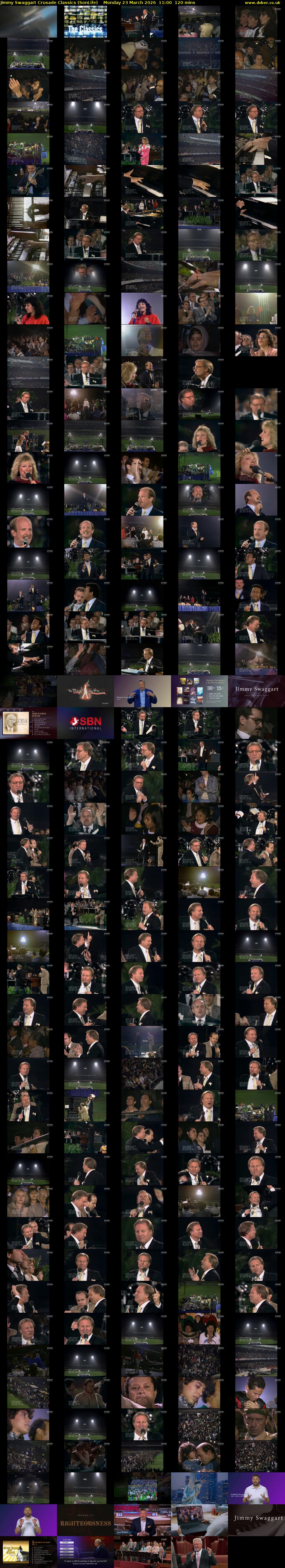 Jimmy Swaggart Crusade Classics (SonLife) Monday 23 March 2026 11:00 - 13:00