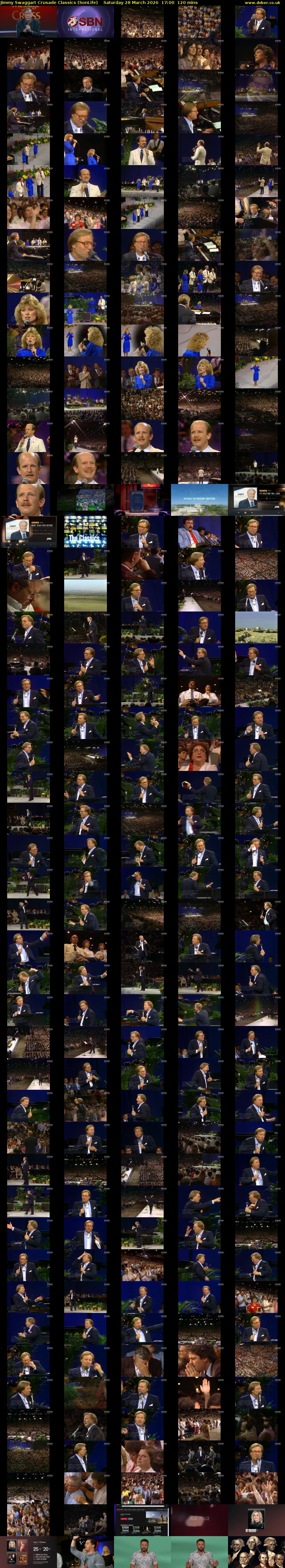 Jimmy Swaggart Crusade Classics (SonLife) Saturday 28 March 2026 17:00 - 19:00