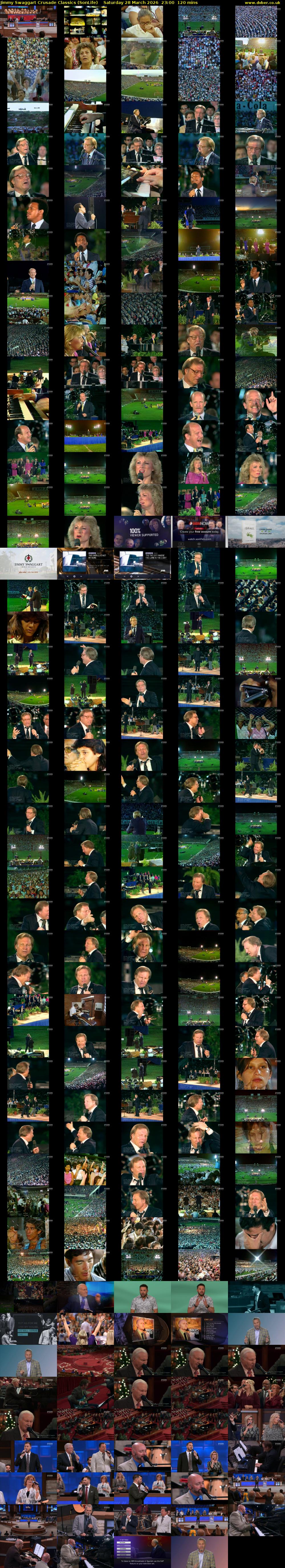 Jimmy Swaggart Crusade Classics (SonLife) Saturday 28 March 2026 23:00 - 02:00