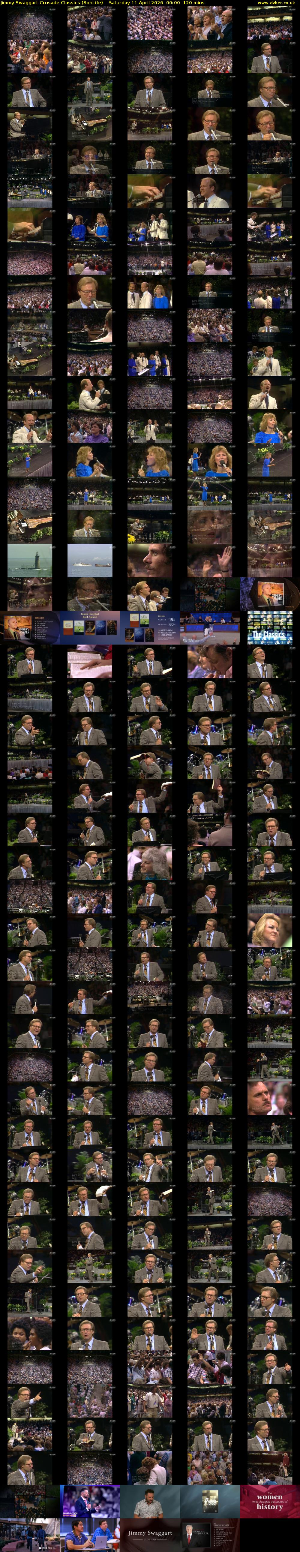 Jimmy Swaggart Crusade Classics (SonLife) Saturday 11 April 2026 00:00 - 02:00