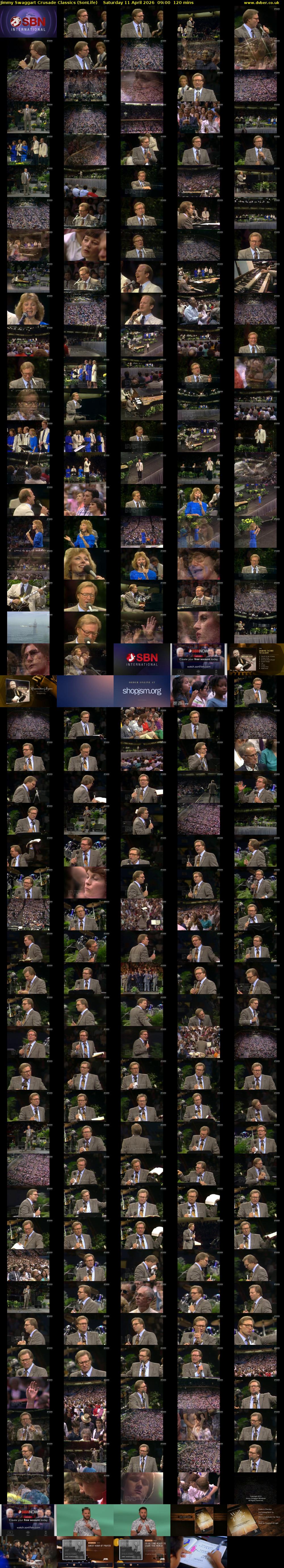 Jimmy Swaggart Crusade Classics (SonLife) Saturday 11 April 2026 09:00 - 11:00