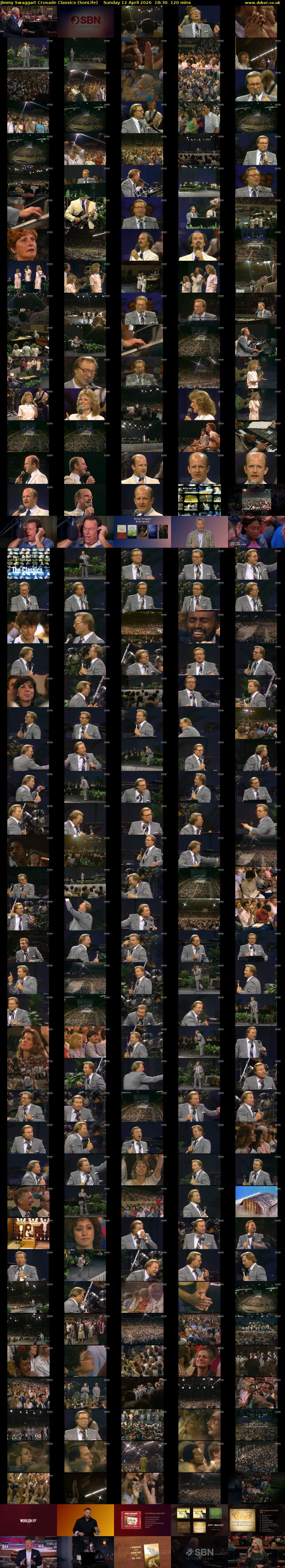 Jimmy Swaggart Crusade Classics (SonLife) Sunday 12 April 2026 18:30 - 20:30