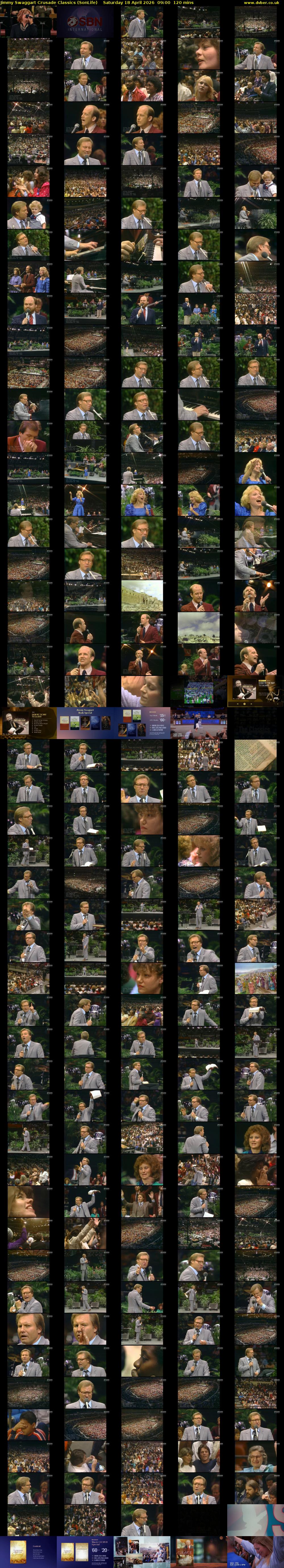 Jimmy Swaggart Crusade Classics (SonLife) Saturday 18 April 2026 09:00 - 11:00