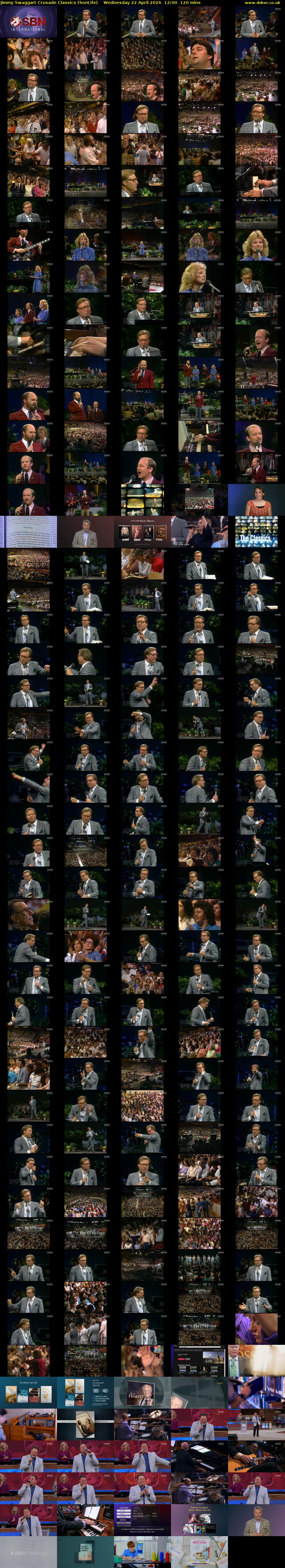 Jimmy Swaggart Crusade Classics (SonLife) Wednesday 22 April 2026 12:00 - 14:00