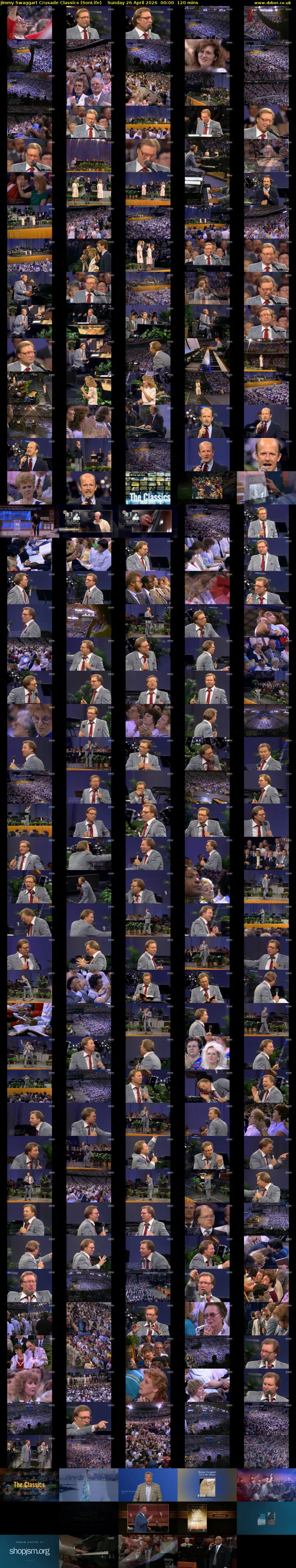 Jimmy Swaggart Crusade Classics (SonLife) Sunday 26 April 2026 00:00 - 02:00