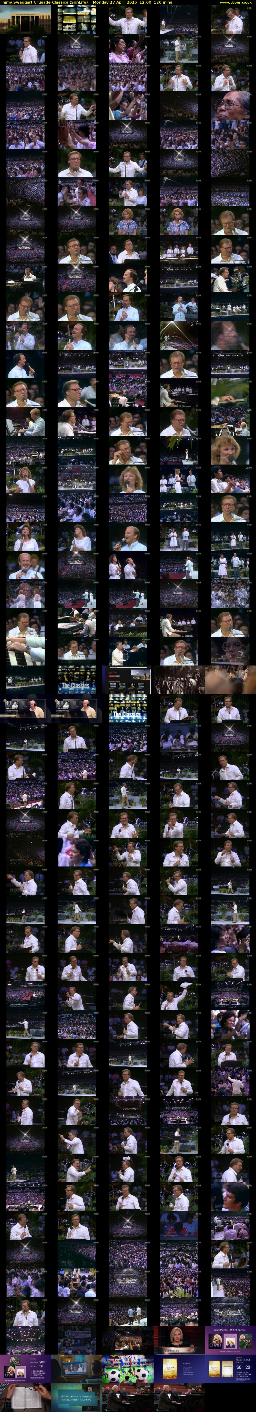 Jimmy Swaggart Crusade Classics (SonLife) Monday 27 April 2026 12:00 - 14:00
