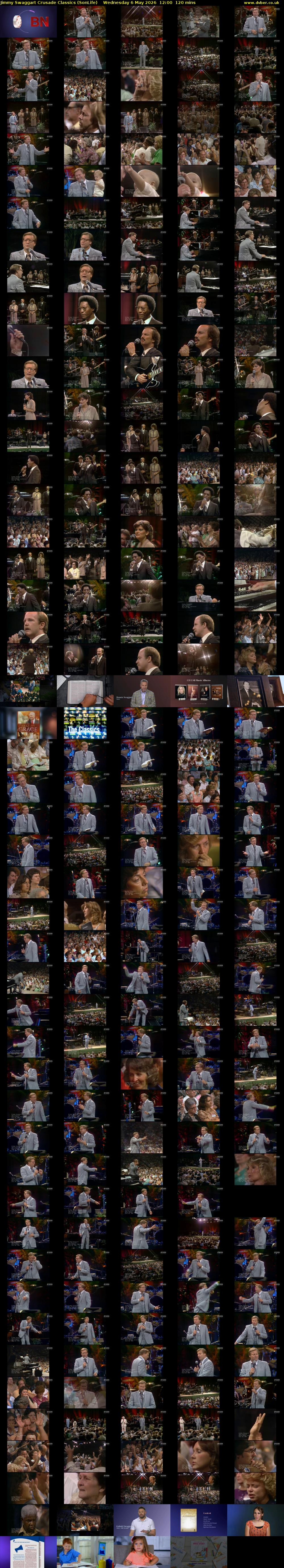 Jimmy Swaggart Crusade Classics (SonLife) Wednesday 6 May 2026 12:00 - 14:00