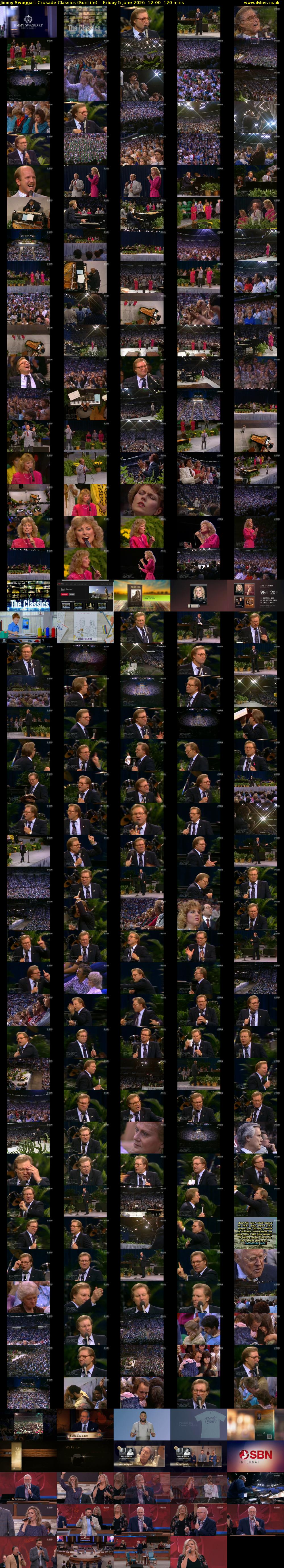 Jimmy Swaggart Crusade Classics (SonLife) Friday 5 June 2026 12:00 - 14:00