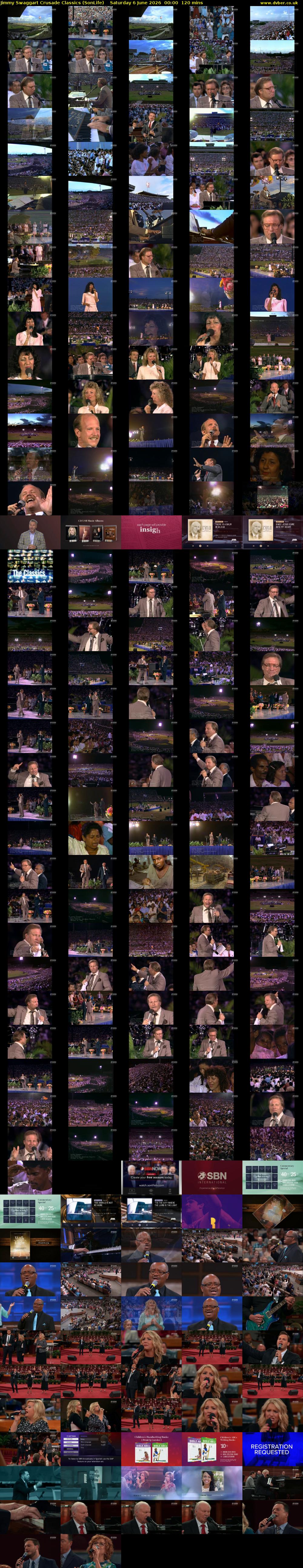 Jimmy Swaggart Crusade Classics (SonLife) Saturday 6 June 2026 00:00 - 02:00