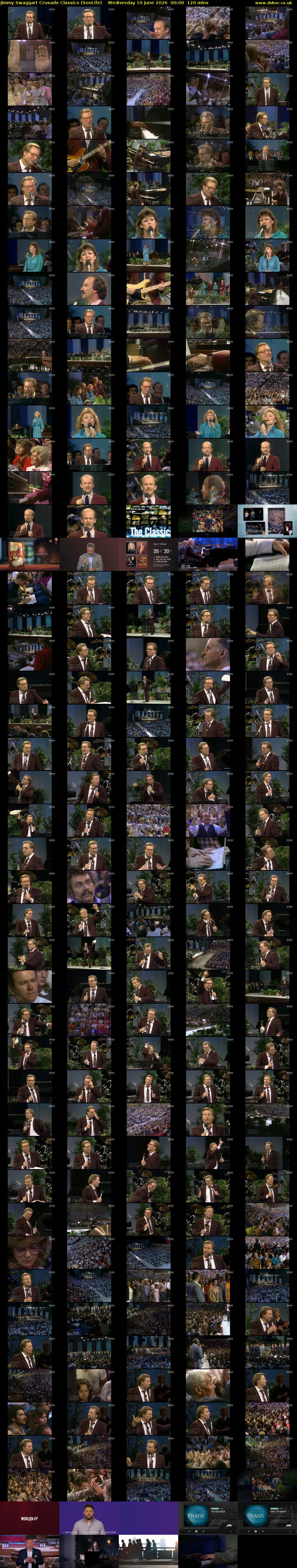 Jimmy Swaggart Crusade Classics (SonLife) Wednesday 10 June 2026 00:00 - 02:00