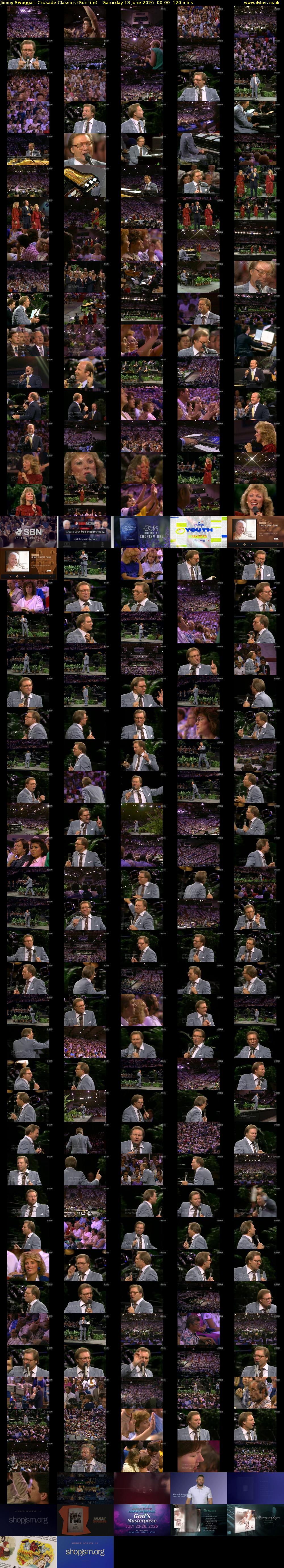 Jimmy Swaggart Crusade Classics (SonLife) Saturday 13 June 2026 00:00 - 02:00