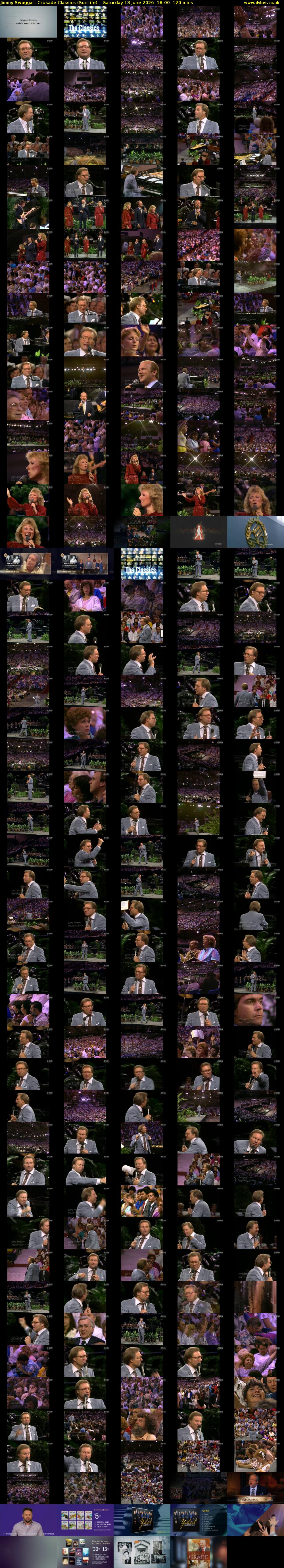Jimmy Swaggart Crusade Classics (SonLife) Saturday 13 June 2026 18:00 - 20:00