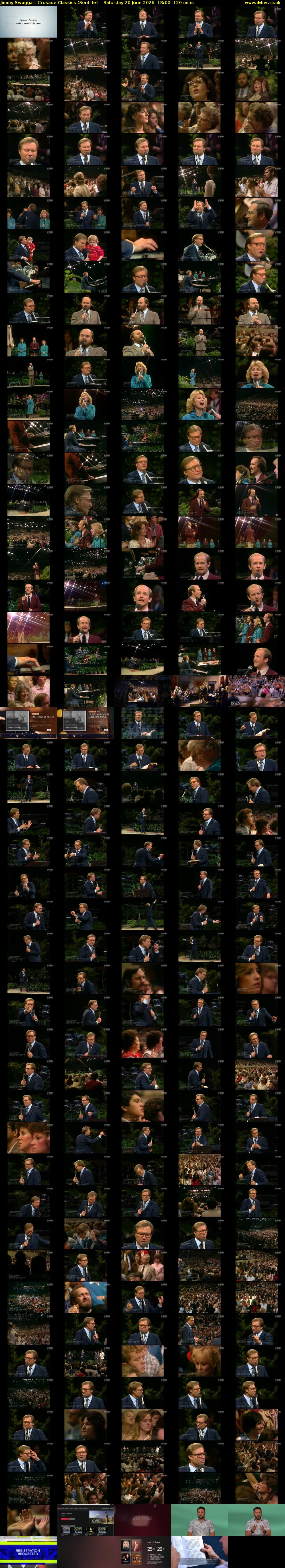 Jimmy Swaggart Crusade Classics (SonLife) Saturday 20 June 2026 18:00 - 20:00