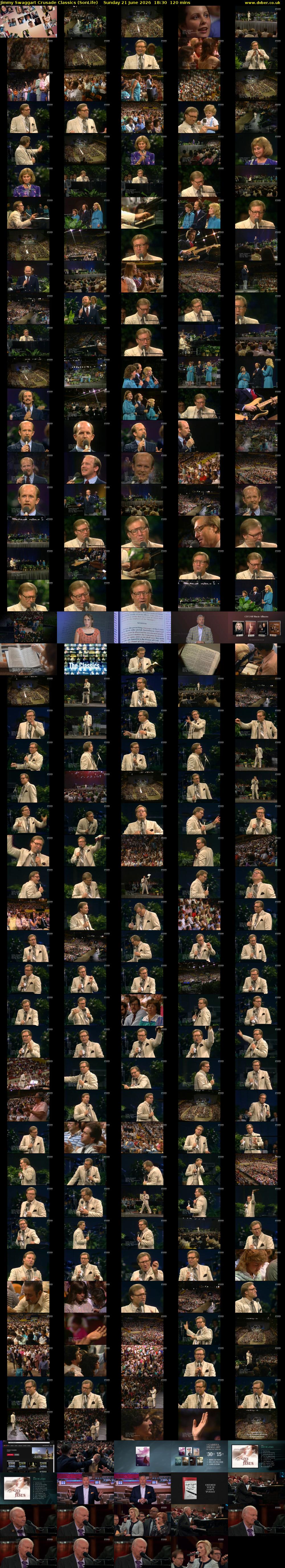 Jimmy Swaggart Crusade Classics (SonLife) Sunday 21 June 2026 18:30 - 20:30