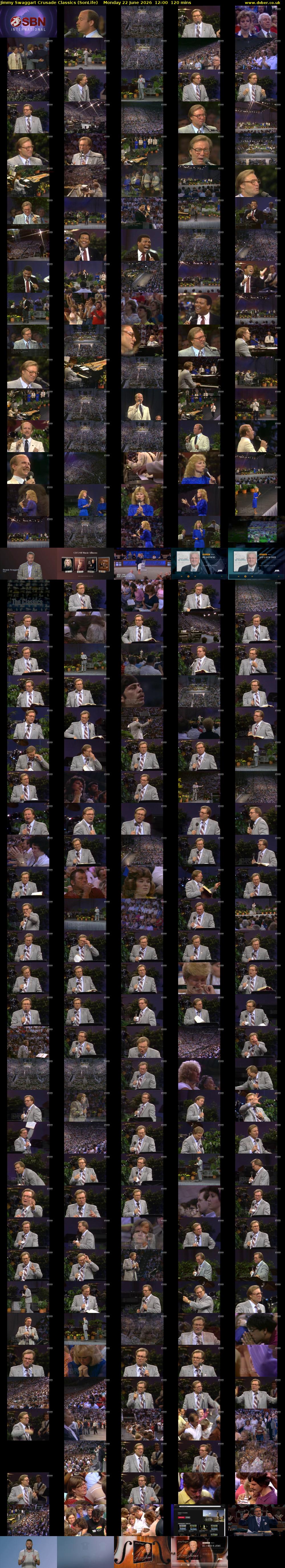 Jimmy Swaggart Crusade Classics (SonLife) Monday 22 June 2026 12:00 - 14:00