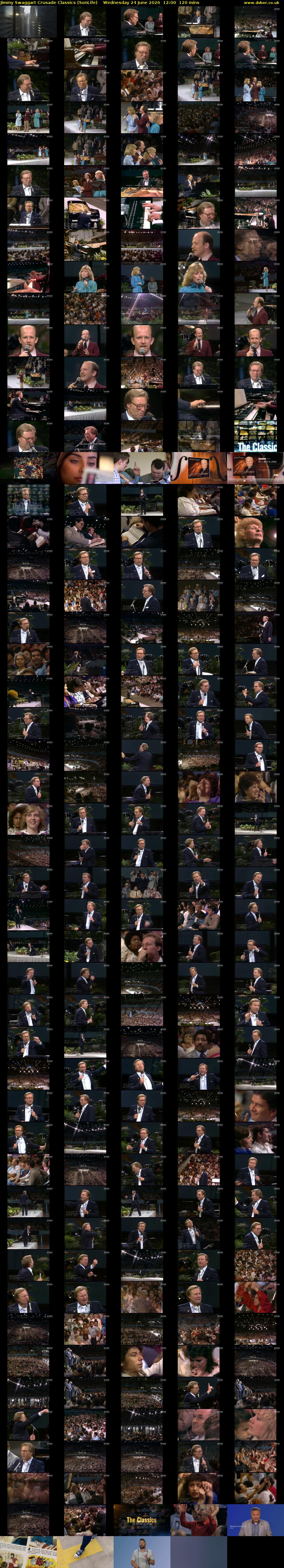 Jimmy Swaggart Crusade Classics (SonLife) Wednesday 24 June 2026 12:00 - 14:00