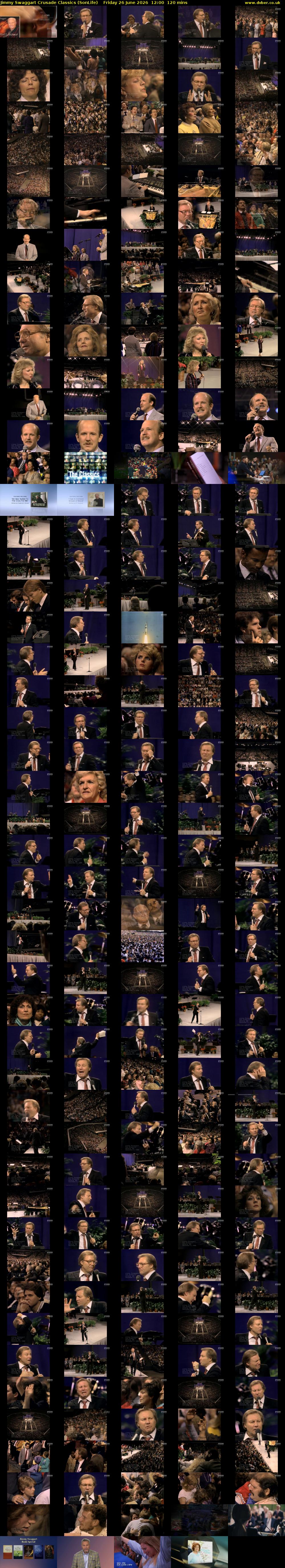 Jimmy Swaggart Crusade Classics (SonLife) Friday 26 June 2026 12:00 - 14:00