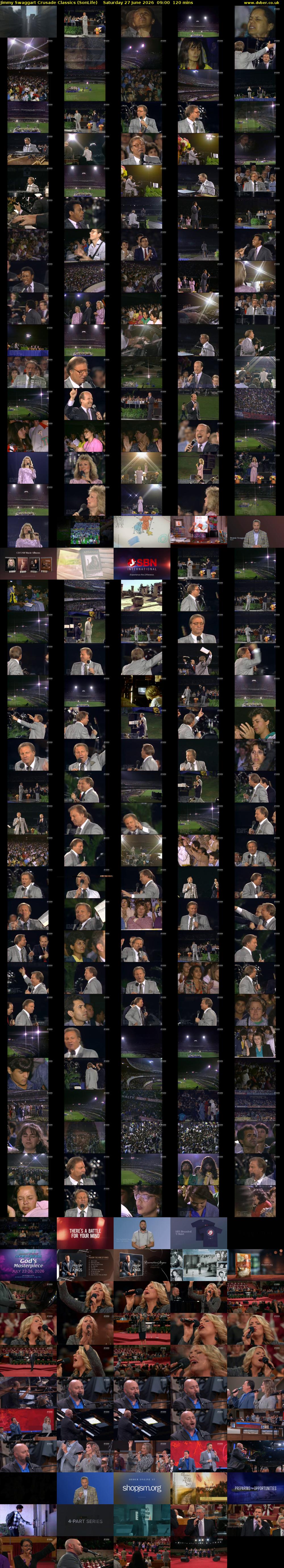 Jimmy Swaggart Crusade Classics (SonLife) Saturday 27 June 2026 09:00 - 11:00