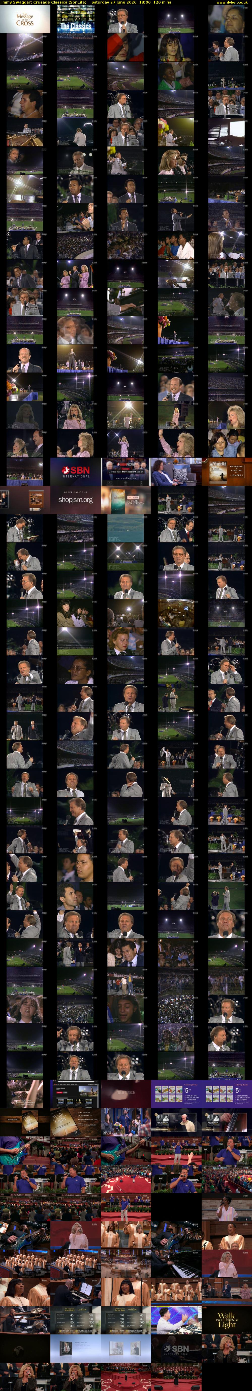 Jimmy Swaggart Crusade Classics (SonLife) Saturday 27 June 2026 18:00 - 20:00