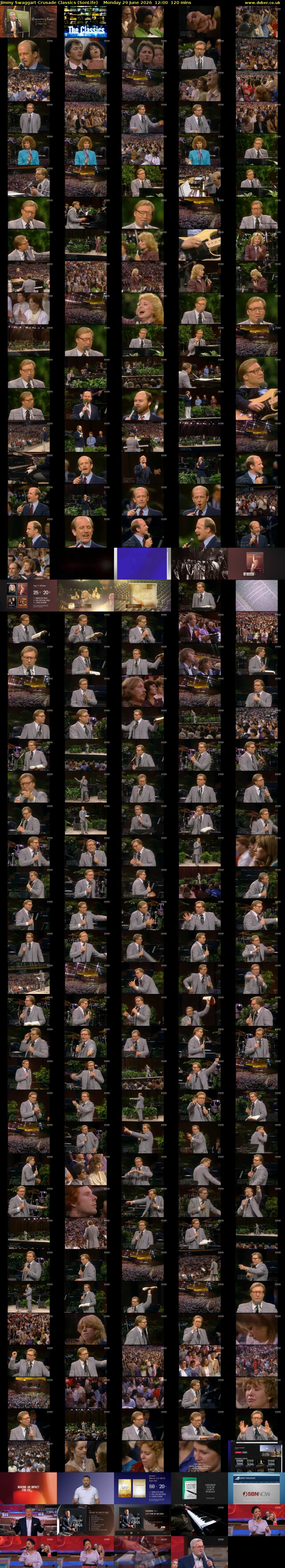 Jimmy Swaggart Crusade Classics (SonLife) Monday 29 June 2026 12:00 - 14:00