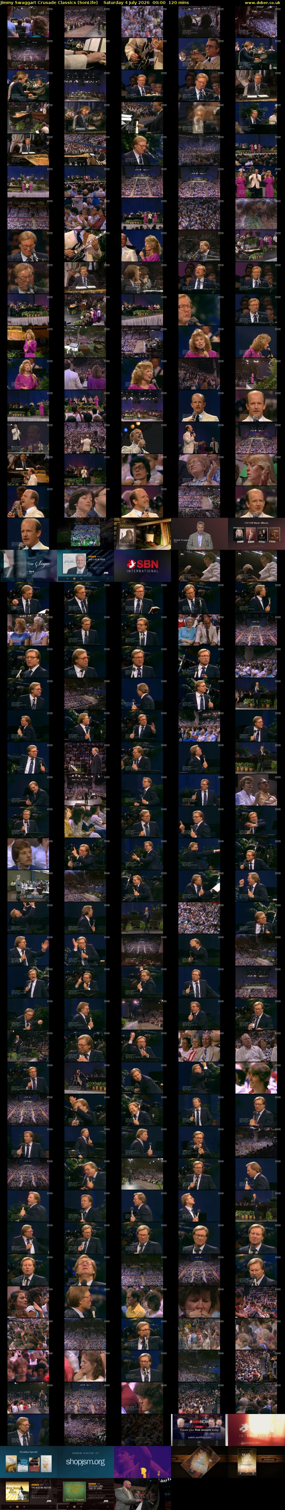 Jimmy Swaggart Crusade Classics (SonLife) Saturday 4 July 2026 00:00 - 02:00