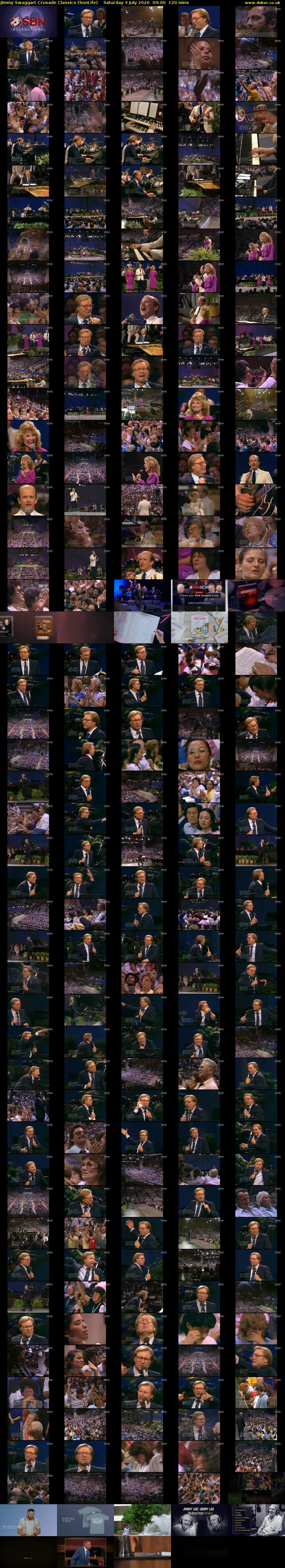 Jimmy Swaggart Crusade Classics (SonLife) Saturday 4 July 2026 09:00 - 11:00