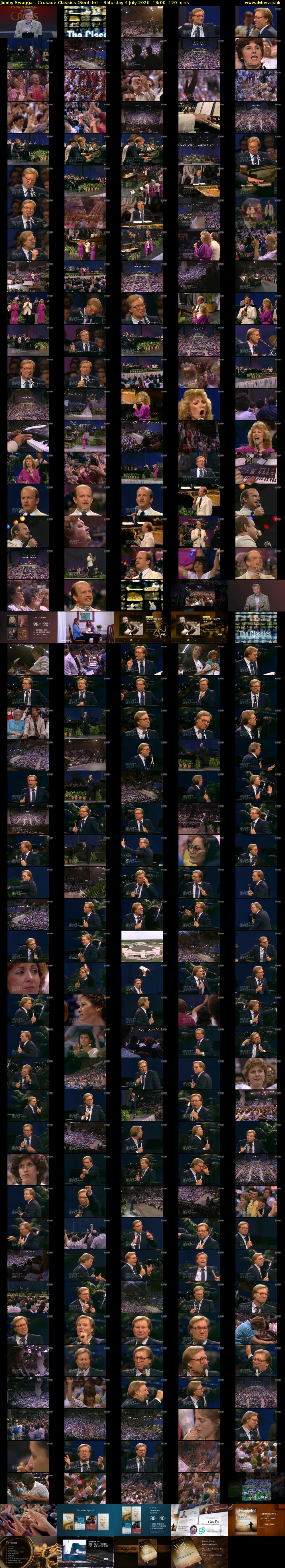 Jimmy Swaggart Crusade Classics (SonLife) Saturday 4 July 2026 18:00 - 20:00