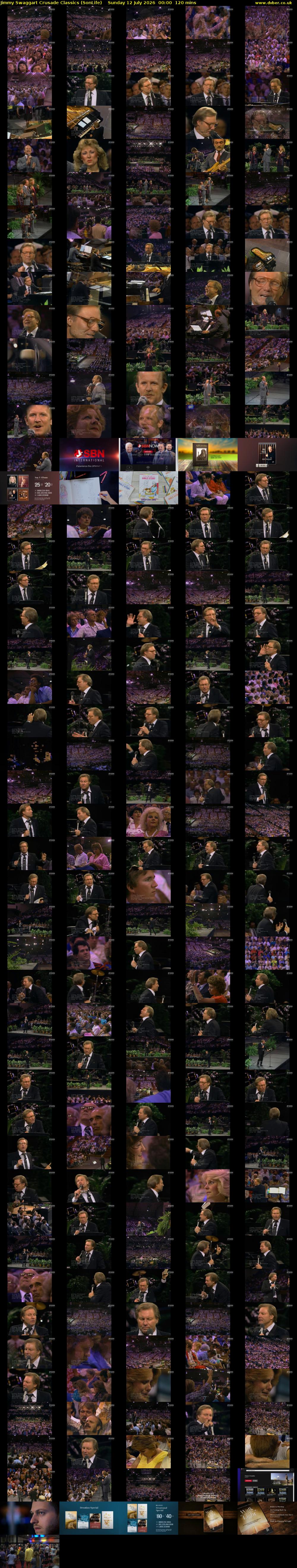 Jimmy Swaggart Crusade Classics (SonLife) Sunday 12 July 2026 00:00 - 02:00
