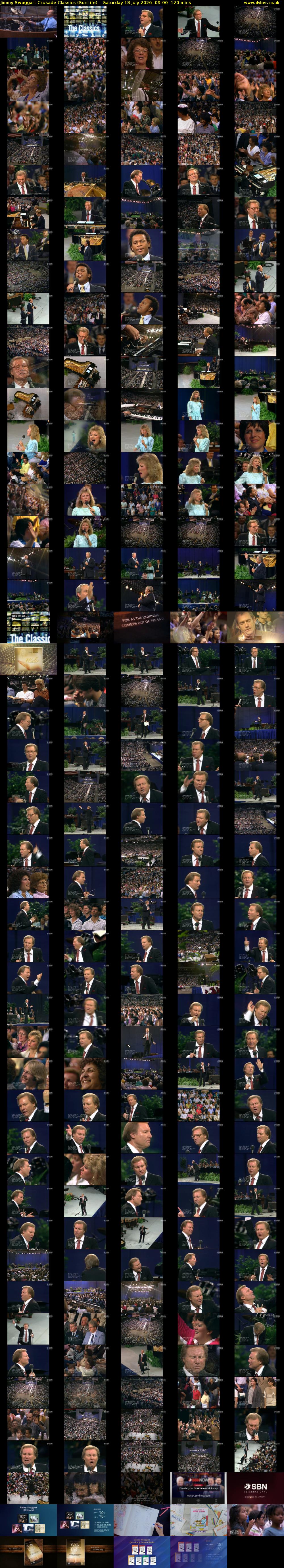 Jimmy Swaggart Crusade Classics (SonLife) Saturday 18 July 2026 09:00 - 11:00
