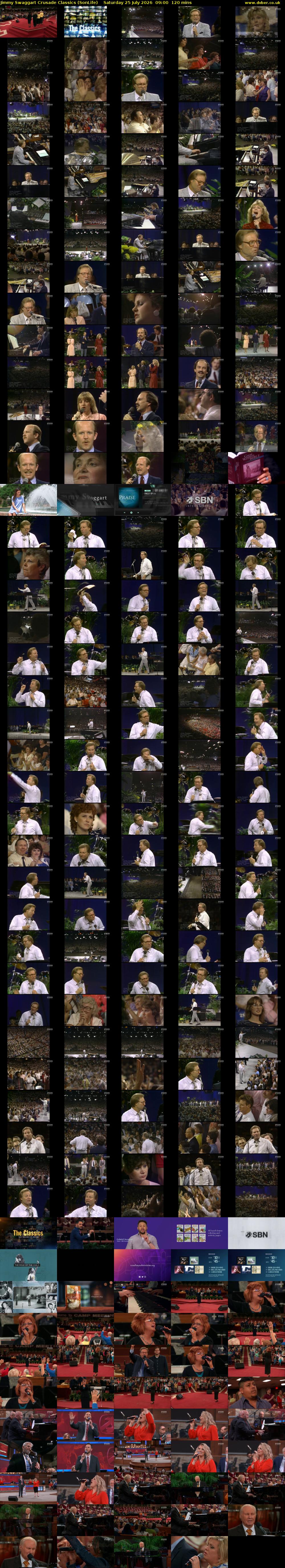 Jimmy Swaggart Crusade Classics (SonLife) Saturday 25 July 2026 09:00 - 11:00