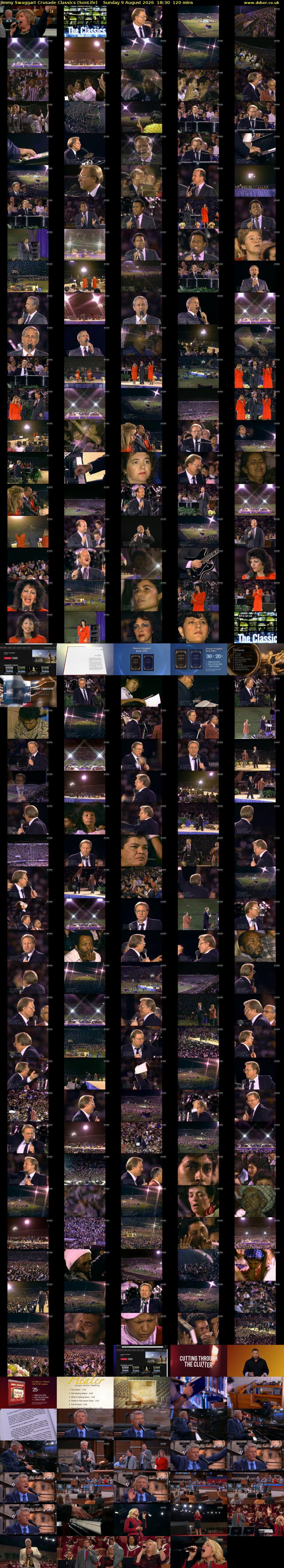 Jimmy Swaggart Crusade Classics (SonLife) Sunday 9 August 2026 18:30 - 20:30