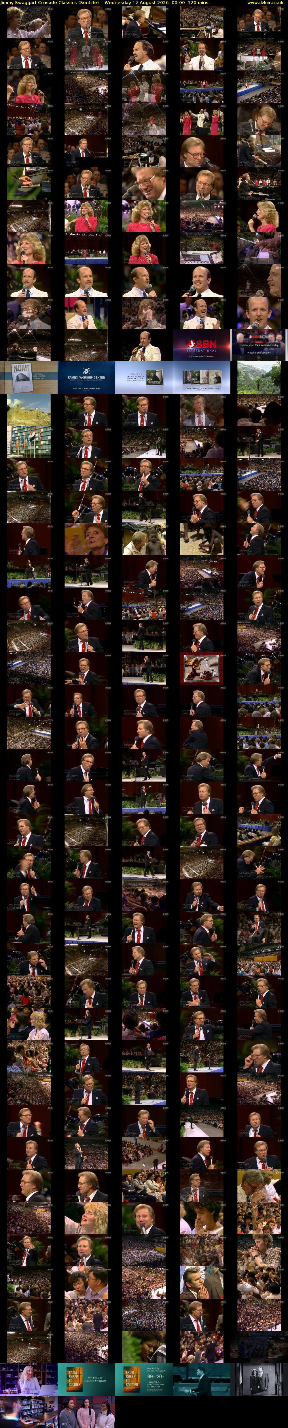 Jimmy Swaggart Crusade Classics (SonLife) Wednesday 12 August 2026 00:00 - 02:00