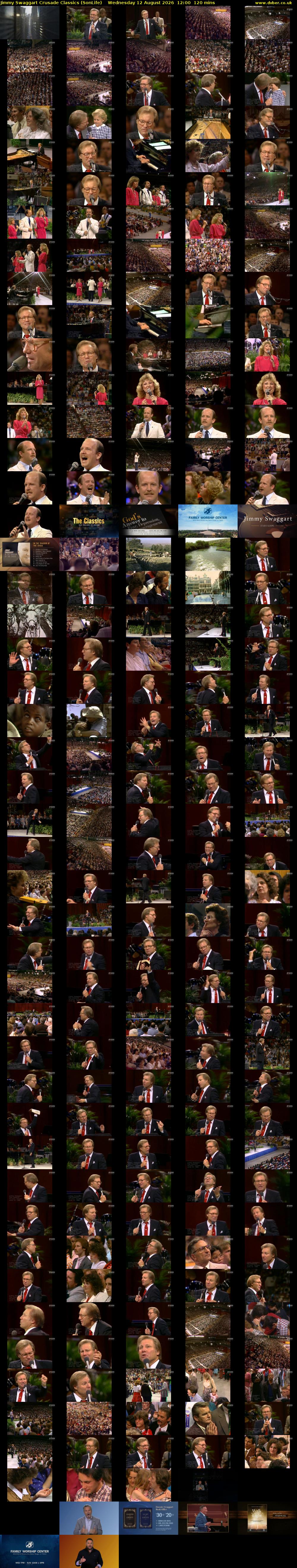 Jimmy Swaggart Crusade Classics (SonLife) Wednesday 12 August 2026 12:00 - 14:00