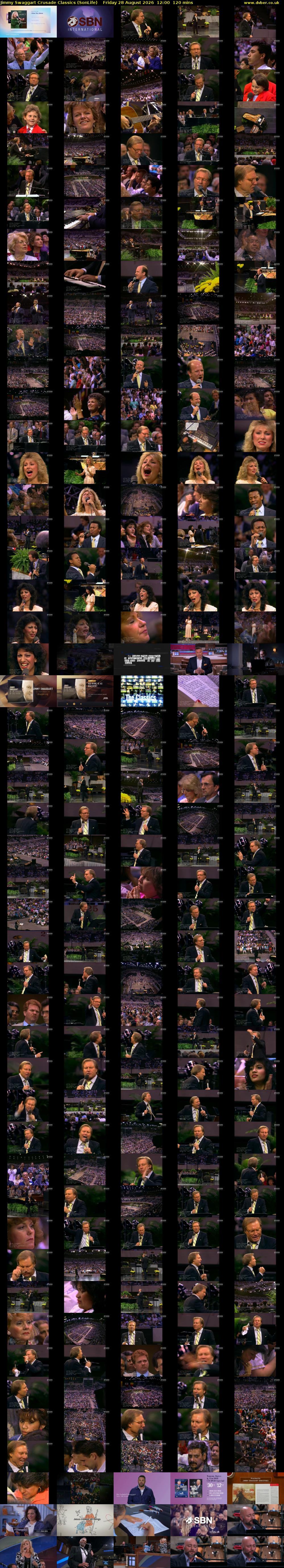 Jimmy Swaggart Crusade Classics (SonLife) Friday 28 August 2026 12:00 - 14:00