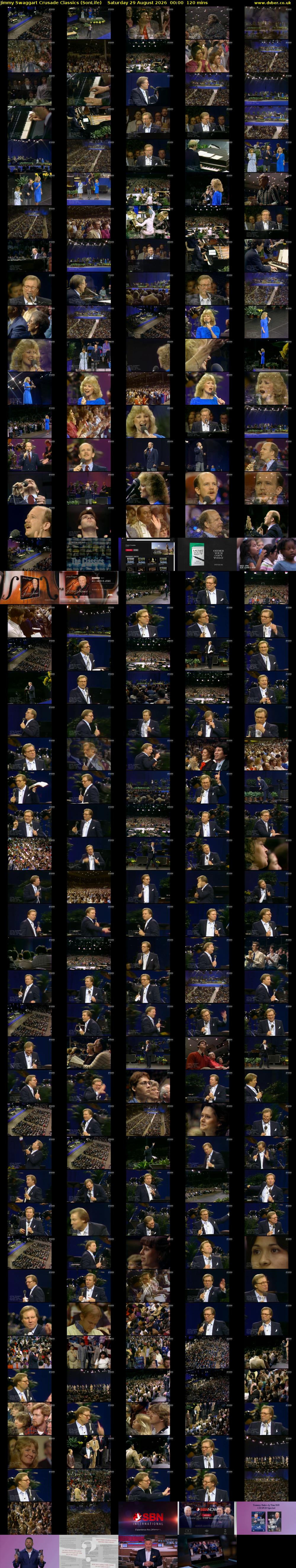 Jimmy Swaggart Crusade Classics (SonLife) Saturday 29 August 2026 00:00 - 02:00