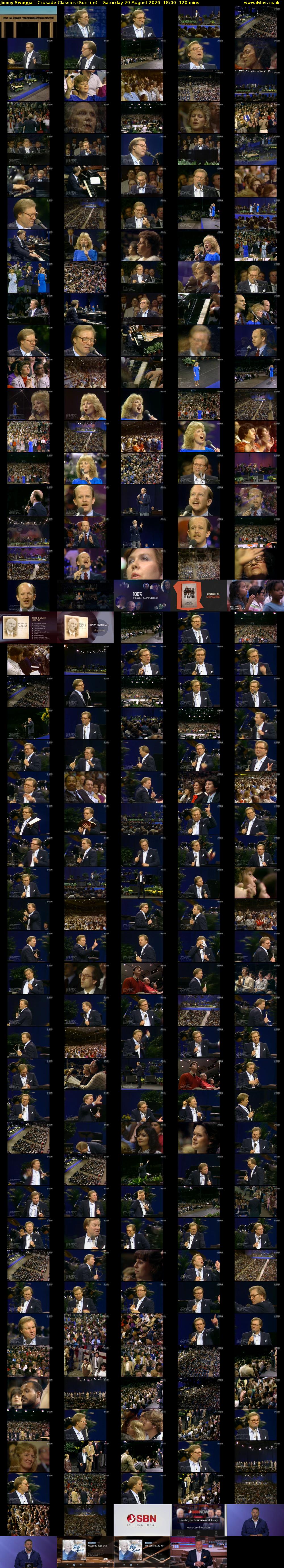 Jimmy Swaggart Crusade Classics (SonLife) Saturday 29 August 2026 18:00 - 20:00