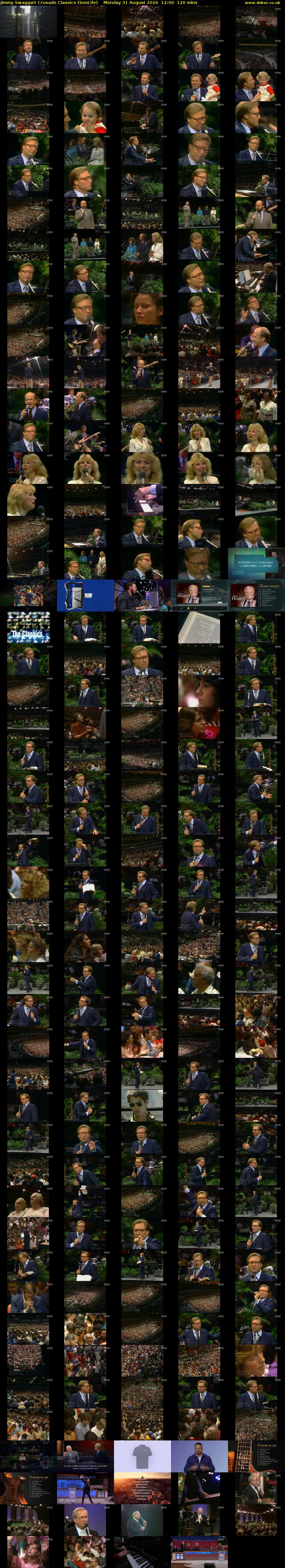 Jimmy Swaggart Crusade Classics (SonLife) Monday 31 August 2026 12:00 - 14:00
